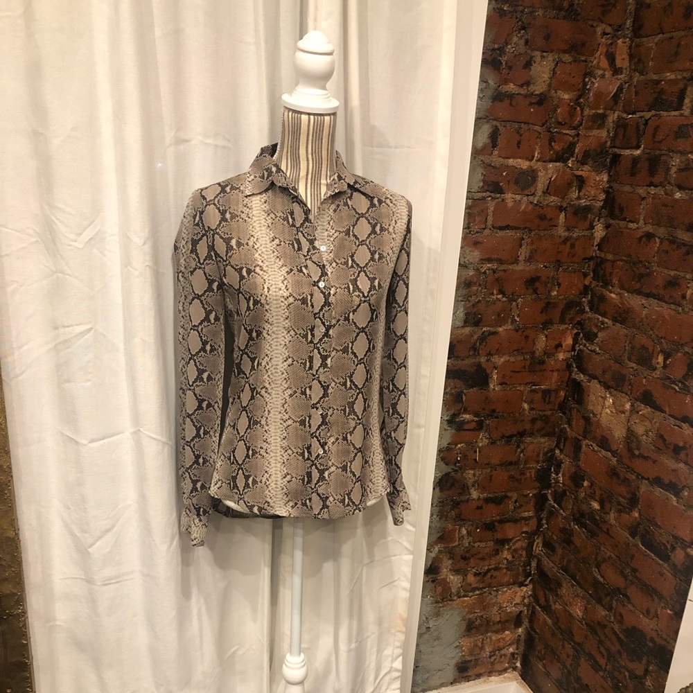 Zara snake print blouse - Picture 2 of 3